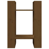 Vidaxl boekenkast kamerscherm 41x35x57 cm grenenhout honingbruin