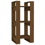 Vidaxl boekenkast kamerscherm 41x35x91 cm massief hout honingbruin