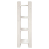 Vidaxl boekenkast kamerscherm 41x35x125 cm massief grenenhout wit