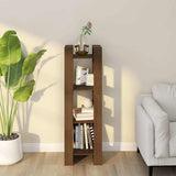 Vidaxl boekenkast kamerscherm 41x35x125 cm massief hout honingbruin