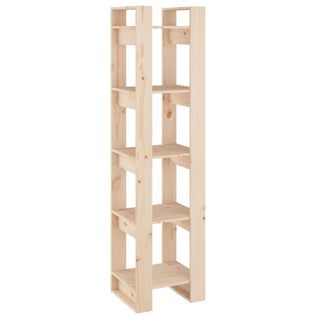 Vidaxl boekenkast kamerscherm 41x35x160 cm massief grenenhout