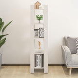 Vidaxl boekenkast kamerscherm 41x35x160 cm massief grenenhout wit