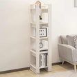 Vidaxl boekenkast kamerscherm 41x35x160 cm massief grenenhout wit