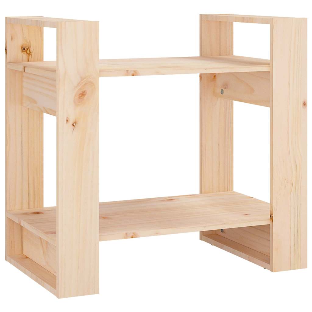 Vidaxl boekenkast kamerscherm 60x35x57 cm massief grenenhout