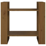 Vidaxl boekenkast kamerscherm 60x35x57 cm massief hout honingbruin