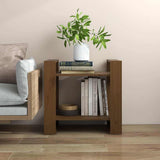 Vidaxl boekenkast kamerscherm 60x35x57 cm massief hout honingbruin