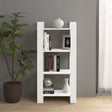 Vidaxl boekenkast kamerscherm 60x35x125 cm massief hout wit