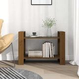 Vidaxl boekenkast kamerscherm 80x35x56,5 cm massief hout honingbruin