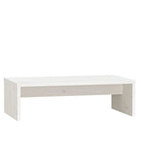 Vidaxl monitorstandaard 50x27x15 cm massief grenenhout wit