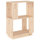 Vidaxl boekenkast kamerscherm 51x25x70 cm massief grenenhout