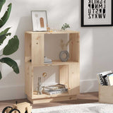 Vidaxl boekenkast kamerscherm 51x25x70 cm massief grenenhout