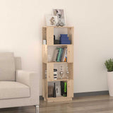 Vidaxl boekenkast kamerscherm 51x25x132 cm massief grenenhout
