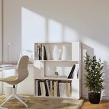 Vidaxl boekenkast kamerscherm 80x25x101 cm massief grenenhout wit