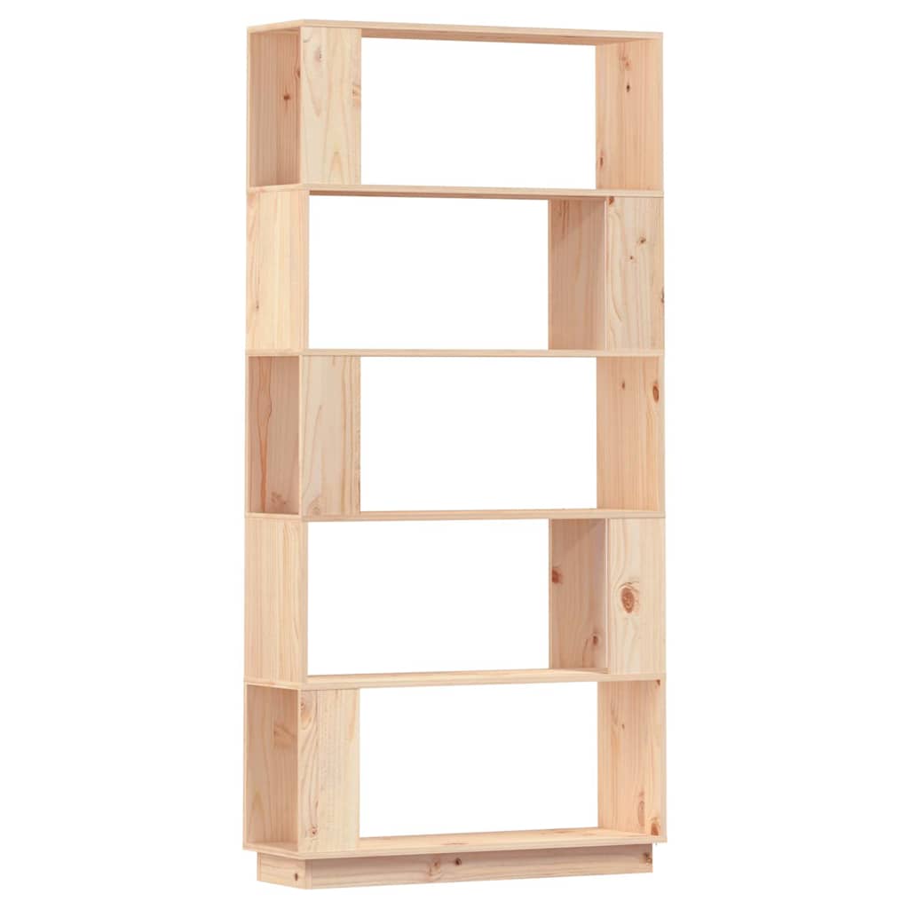 Vidaxl boekenkast kamerscherm 80x25x163,5 cm massief grenenhout