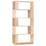 Vidaxl boekenkast kamerscherm 80x25x163,5 cm massief grenenhout