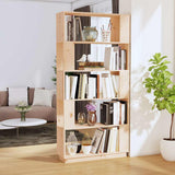 Vidaxl boekenkast kamerscherm 80x25x163,5 cm massief grenenhout