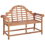 Vidaxl tuinbank 127x58,5x92,5 cm massief teakhout