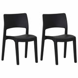 Vidaxl tuinstoelen 2 st polypropeen antraciet