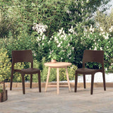 Vidaxl tuinstoelen 2 st polypropeen mokkakleurig