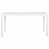 Vidaxl tuintafel 150x90x72 cm polypropeen wit