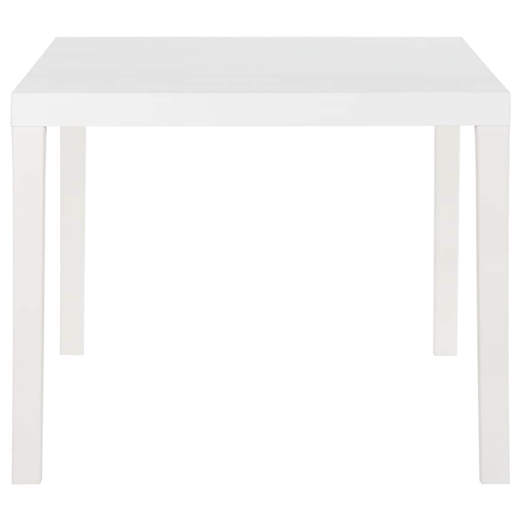 Vidaxl tuintafel 150x90x72 cm polypropeen wit