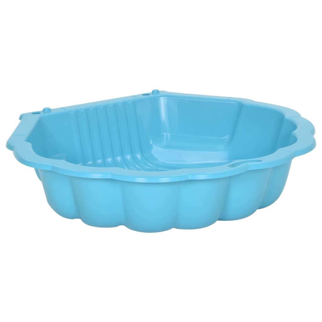 Vidaxl Sandboxes 2 PCS 77x87x21 cm in plastica blu