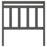 Vidaxl hoofdbord 81x4x100 cm massief grenenhout grijs