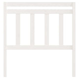 Vidaxl hoofdbord 106x4x100 cm massief grenenhout wit