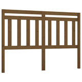 Vidaxl hoofdbord 126x4x100 cm massief grenenhout honingbruin