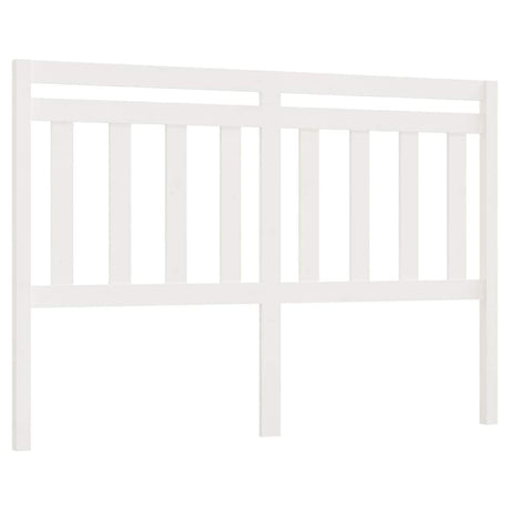 Vidaxl hoofdbord 146x4x100 cm massief grenenhout wit