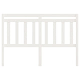 Vidaxl hoofdbord 146x4x100 cm massief grenenhout wit
