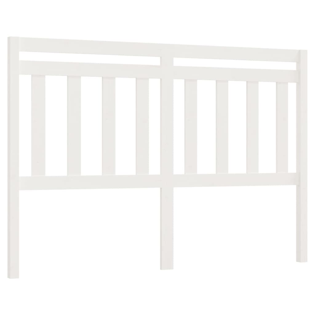 Vidaxl hoofdbord 166x4x100 cm massief grenenhout wit