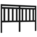 Vidaxl hoofdbord 166x4x100 cm massief grenenhout zwart