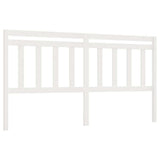 Vidaxl hoofdbord 186x4x100 cm massief grenenhout wit