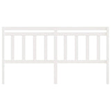 Vidaxl hoofdbord 186x4x100 cm massief grenenhout wit