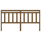 Vidaxl hoofdbord 206x4x100 cm massief grenenhout honingbruin