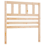 Vidaxl hoofdbord 81x4x100 cm massief grenenhout