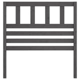 Vidaxl hoofdbord 96x4x100 cm massief grenenhout grijs