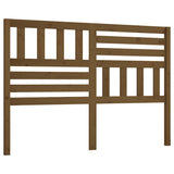 Vidaxl hoofdbord 146x4x100 cm massief grenenhout honingbruin