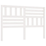Vidaxl hoofdbord 156x4x100 cm massief grenenhout wit