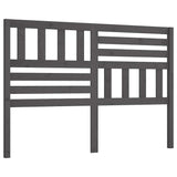 Vidaxl hoofdbord 156x4x100 cm massief grenenhout grijs