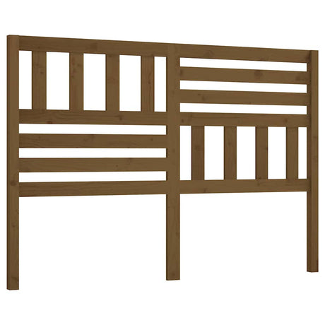Vidaxl hoofdbord 166x4x100 cm massief grenenhout honingbruin