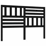 Vidaxl hoofdbord 166x4x100 cm massief grenenhout zwart