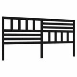 Vidaxl hoofdbord 186x4x100 cm massief grenenhout zwart