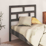 Vidaxl hoofdbord 96x4x100 cm massief grenenhout grijs