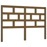 Vidaxl hoofdbord 156x4x100 cm massief grenenhout honingbruin