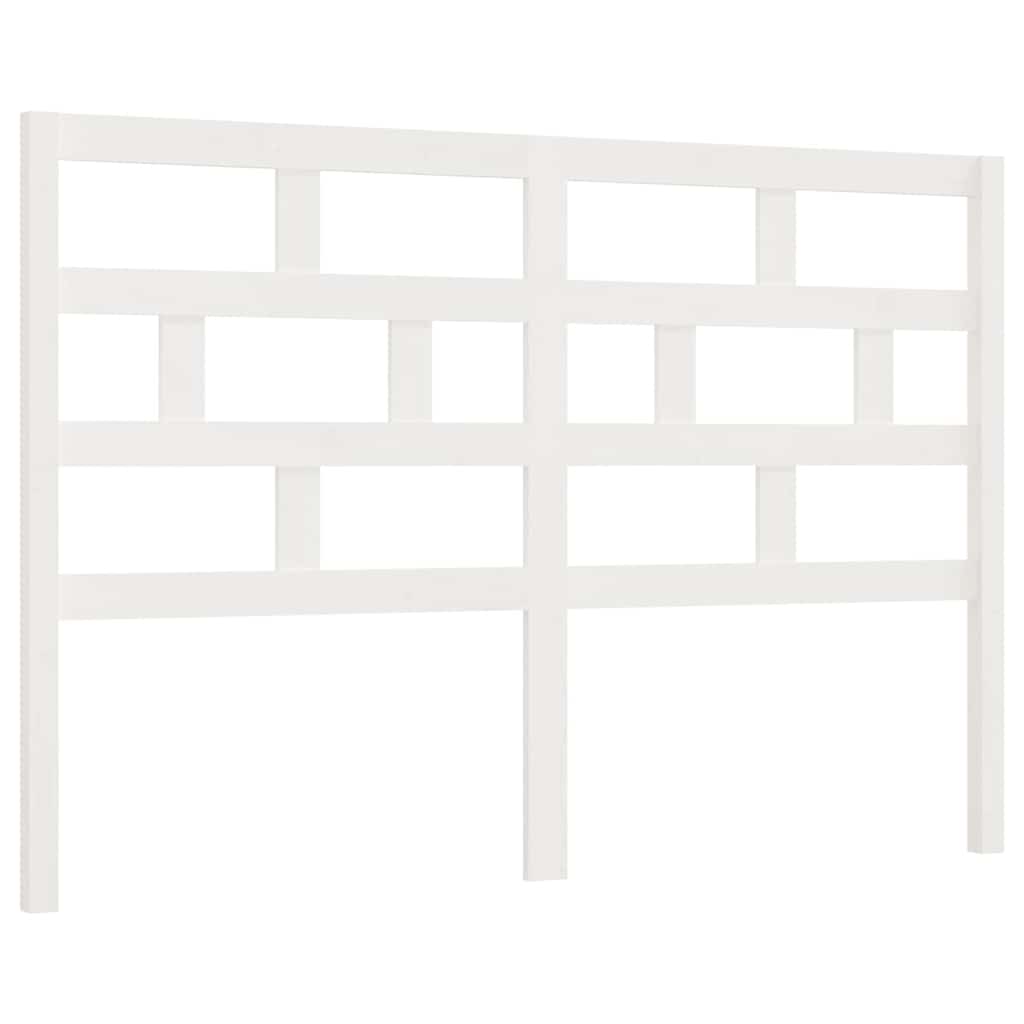 Vidaxl hoofdbord 166x4x100 cm massief grenenhout wit