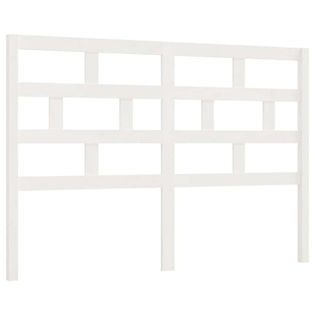 Vidaxl hoofdbord 166x4x100 cm massief grenenhout wit