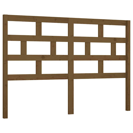 Vidaxl hoofdbord 166x4x100 cm massief grenenhout honingbruin