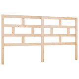 Vidaxl hoofdbord 206x4x100 cm massief grenenhout
